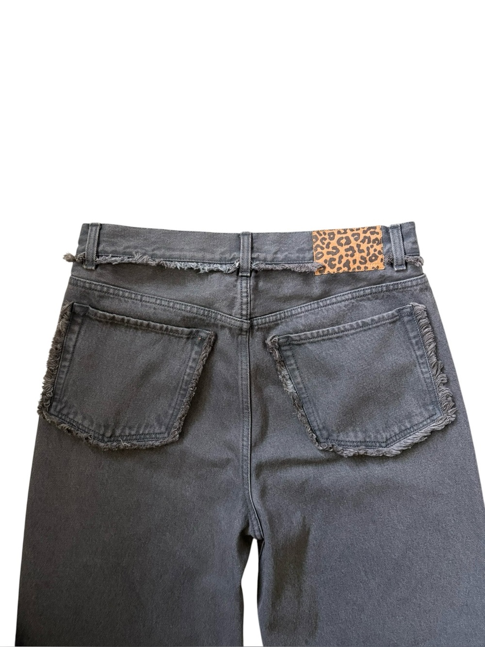Alanui Made in Italy Free Horizons Jeans Grey Size 26 - Picture 10 of 16